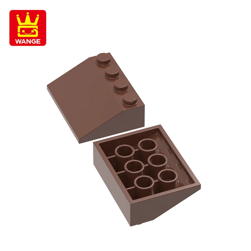 WANGE 34Pcs/Lot 3297 Slanted 4 Column reverse 3*4 Holes Loose Parts Compatible with Building Blocks DIY Toy Assembly Storage