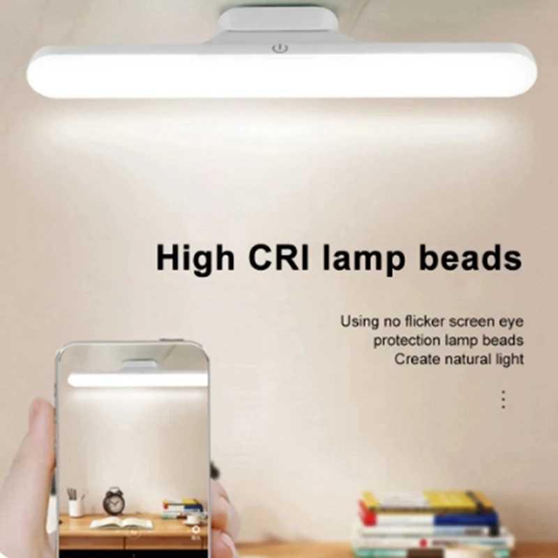 

USB Rechargeable Cabinet Light Hanging Bedroom Night Light Reading Lamp Stepless Dimming Cabinet Closet Light