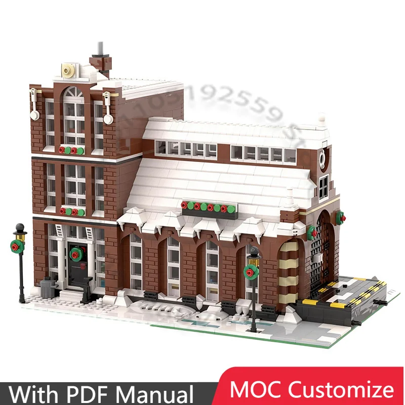 

3071 деталь: Конструктор «Старая игрушечная фабрика» MOC, модульный набор для сборки, креативный дизайн, простая DIY-сборка, игрушка-подарок