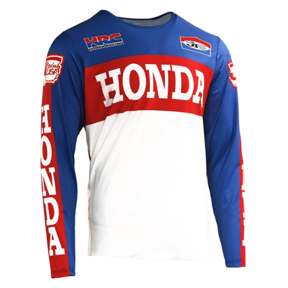 AliExpress Honda Off Road Dirt Bike Jersey Quick Dry Long Sleeve Breathable Motorcycle Shirt for Mountain Racing Adventure