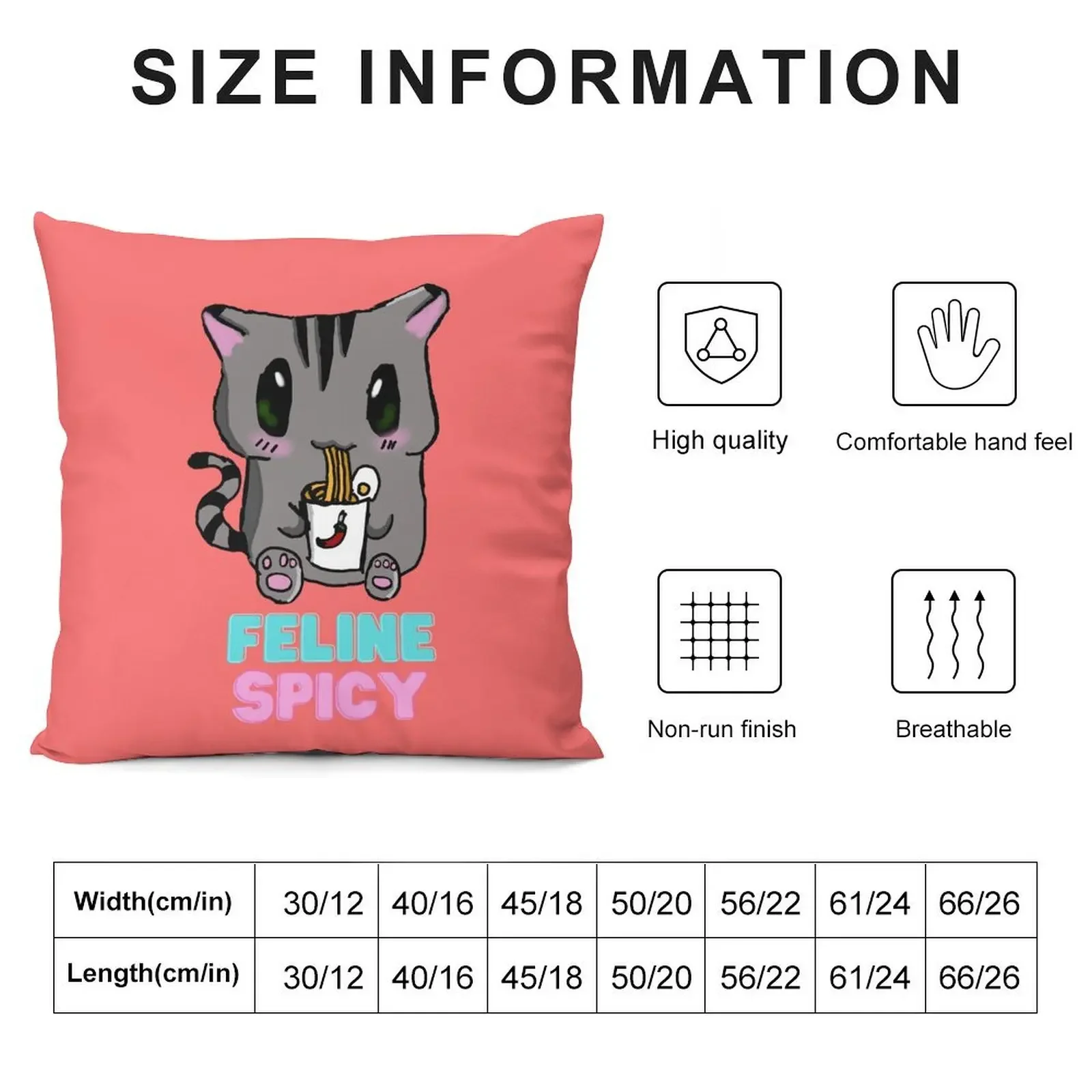 Feline Spicy Throw Pillow Elastic Cover For Sofa Decorative Cover For Living Room pillow