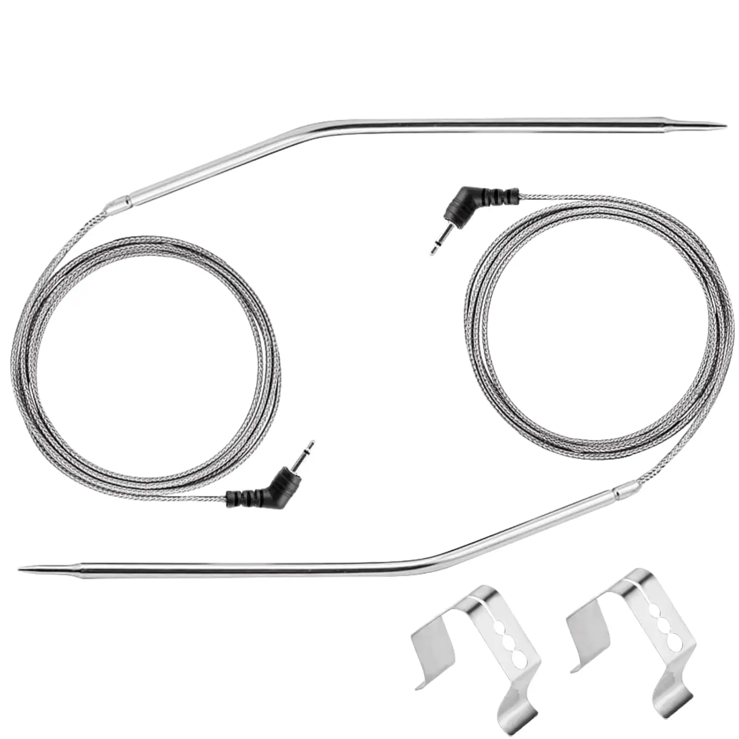

Сменный зонд термометра для мяса, 2 упаковки для Thermopro TP04 TP06 TP06S TP07 TP07S TP08 TP08S TP09 TP09B TP10 TP16 с 2 зажимами