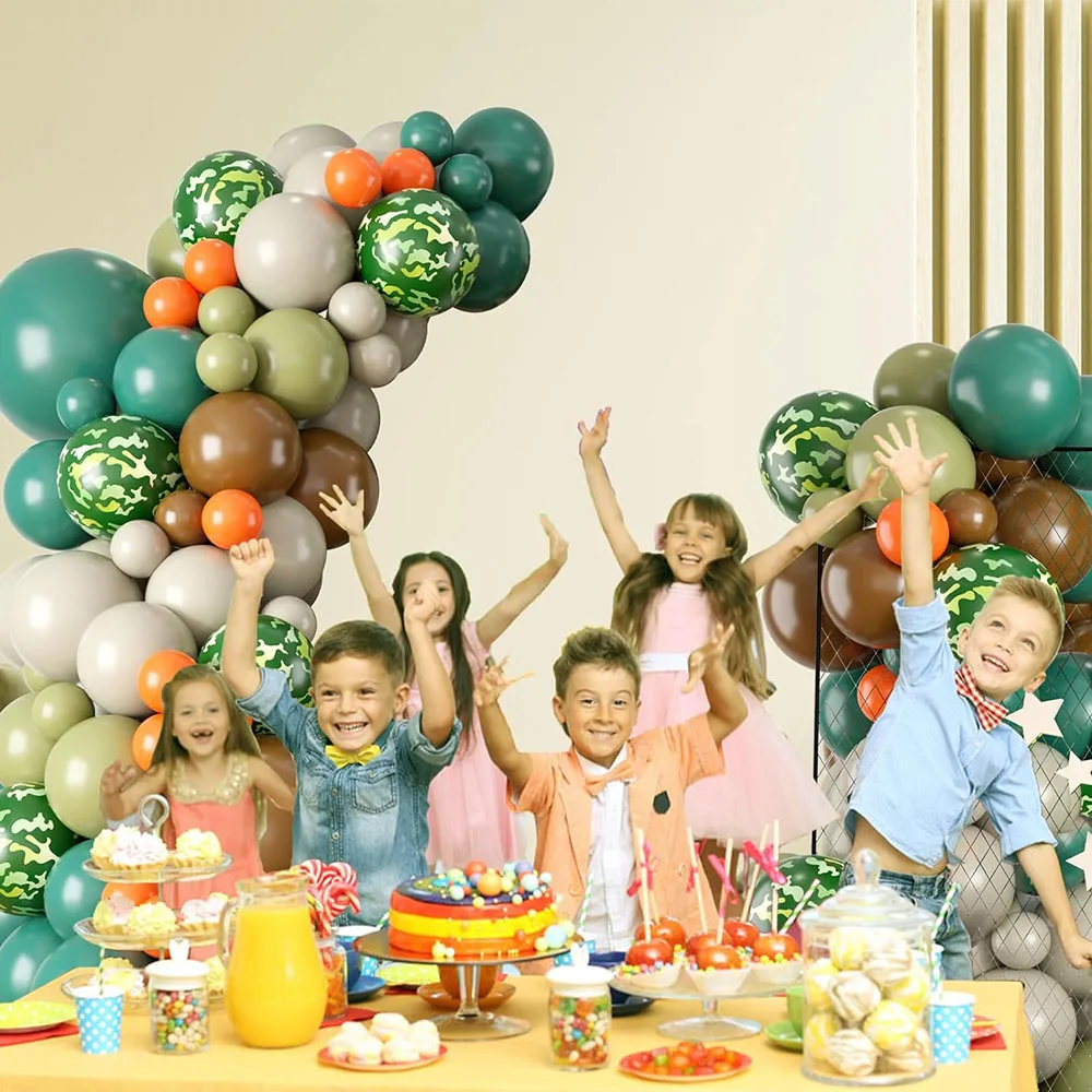 Juego de arco de globos blanco y azul claro, blanco, azul claro, niebla de hielo, globo de nube transparente azul, adecuado para Baby Shower y niños