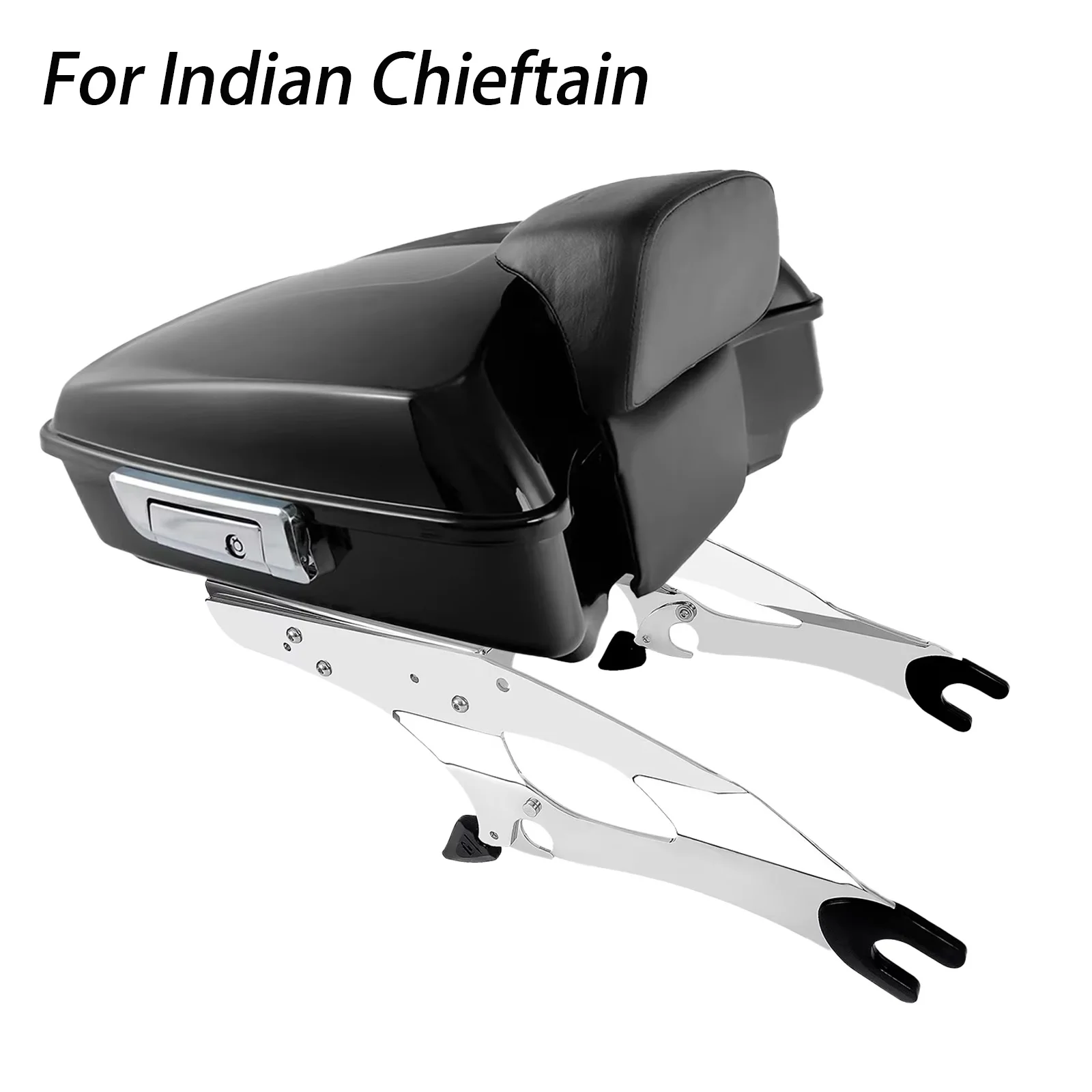 For Indian Chieftain Roadmaster Challenger 14-25 Chopped Top Case Box Tour Pack Pak Motorcycle Suitcases Trunk & Luggage Rack