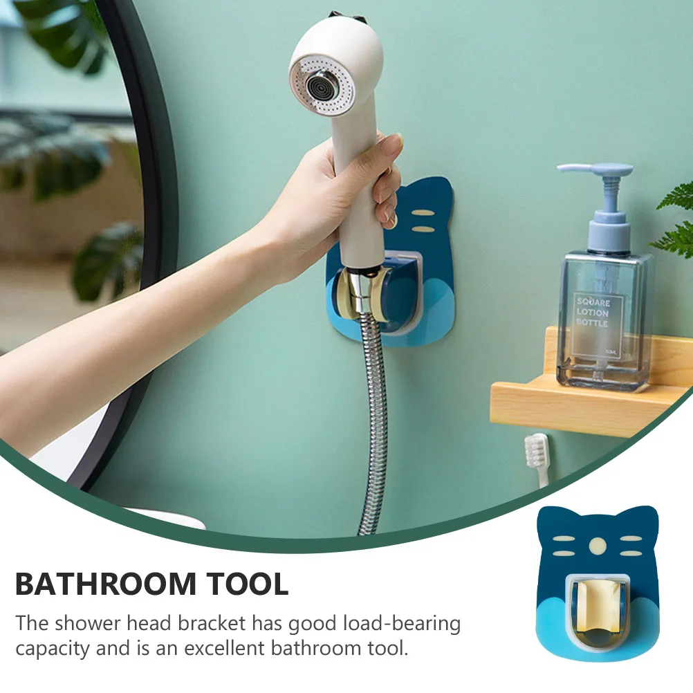 

2pcs Lovely Cartoon Shower Nozzle Brackets Durable Heavy Duty Bathroom Supplies Shower Accessories Holders Stands Fixators Racks