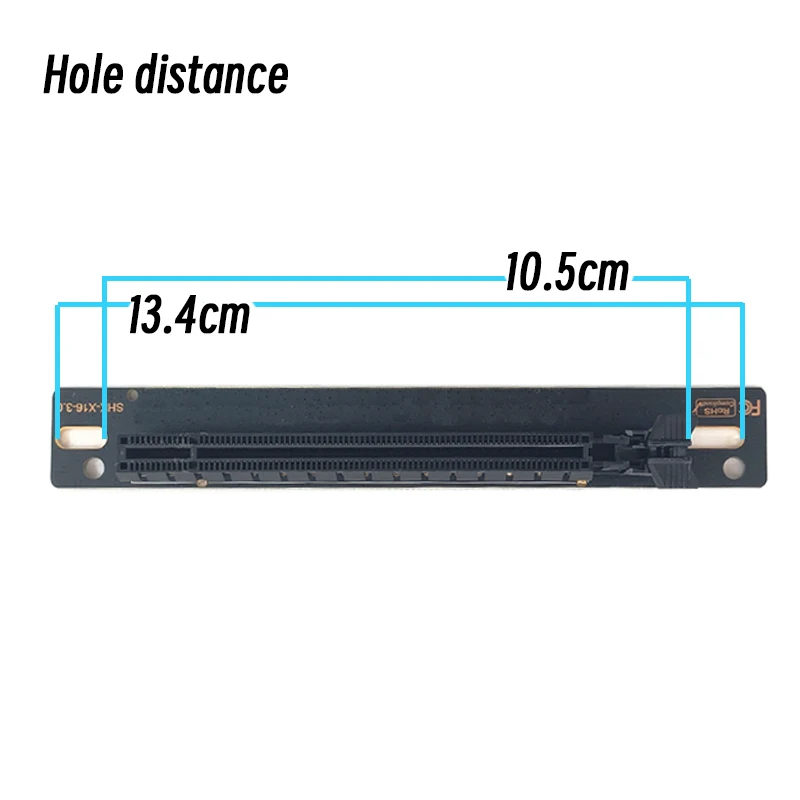 Ranura de visualización de tarjeta gráfica PCIE, ranura de fijación de pantalla, accesorios de soporte de tarjeta gráfica, ranura de fijación no funcional pci-ex16