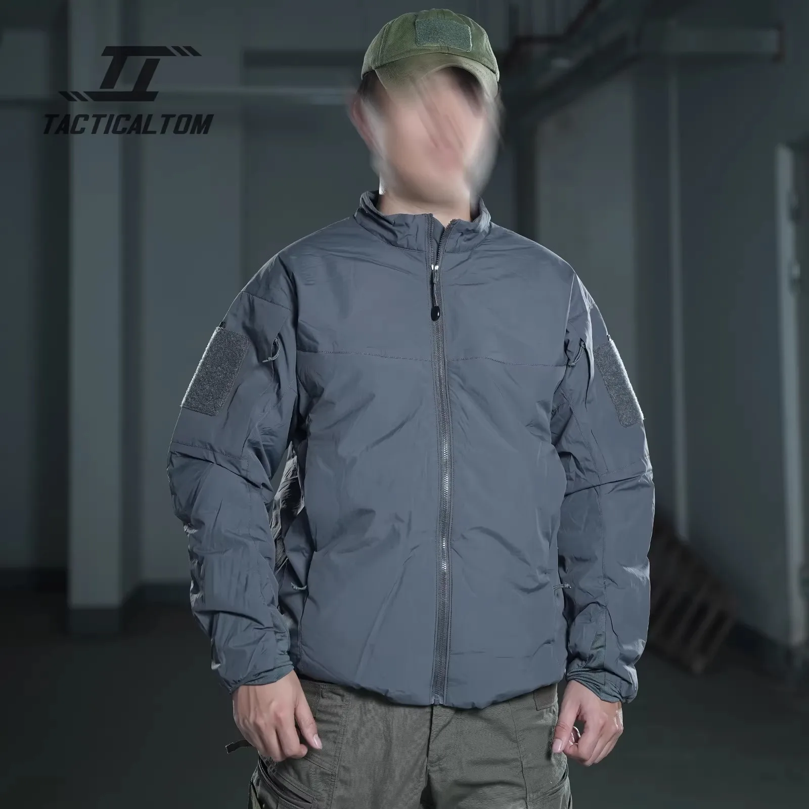 

Tactical Tom LT gray tactical cotton suit for military enthusiasts, outdoor hiking and mountaineering, autumn and winter warm an