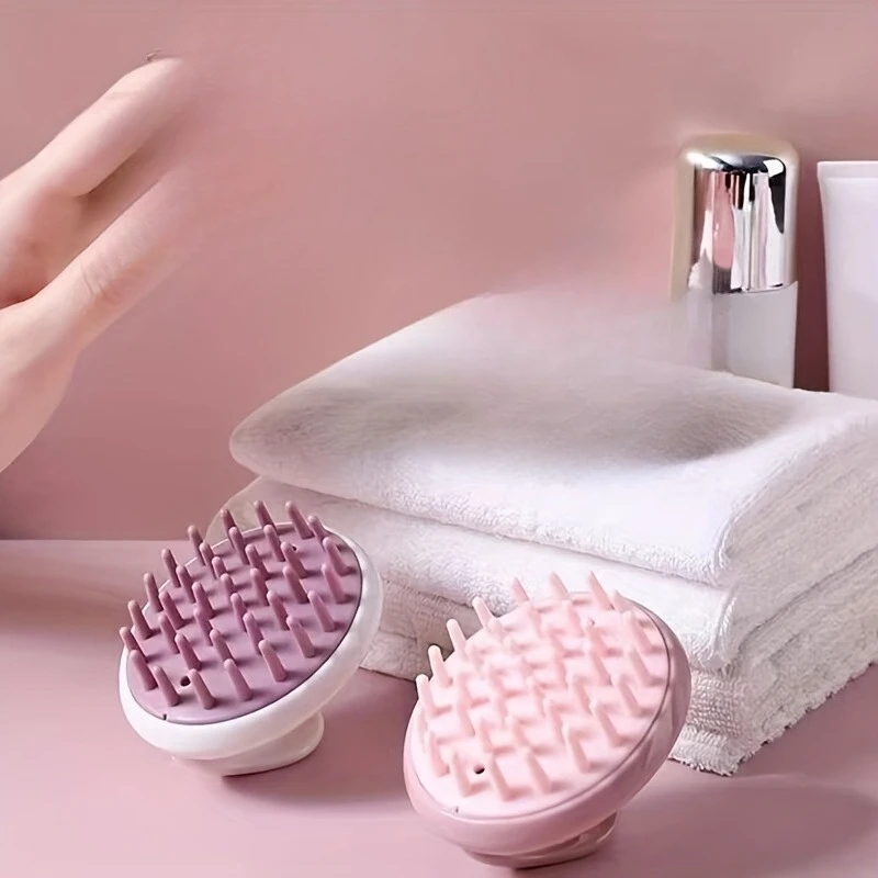 Multifunktionale Shampoo-Massagekamm-Haarbürste, Kopfhautbürste für die Haarpflege, Kopfhautpflegeschrubber für beide nasses, trockenes Haar