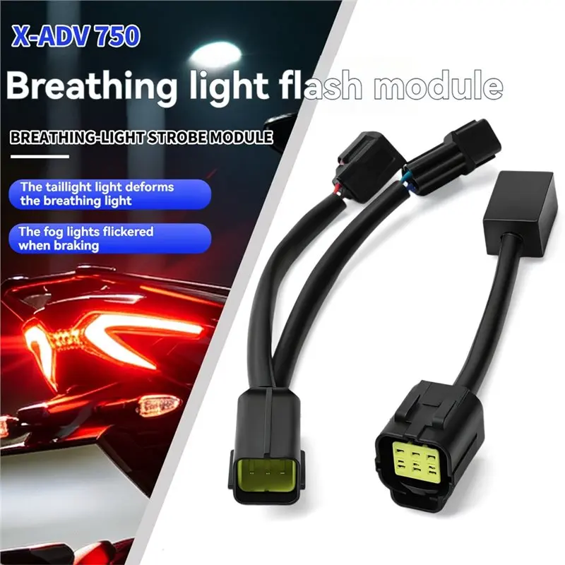 A11M-Breathing Mode Controller For Honda X-ADV 750 2025-2026 Motorcycle Stop Light Strobe Flash Flashing Module Tail Lights