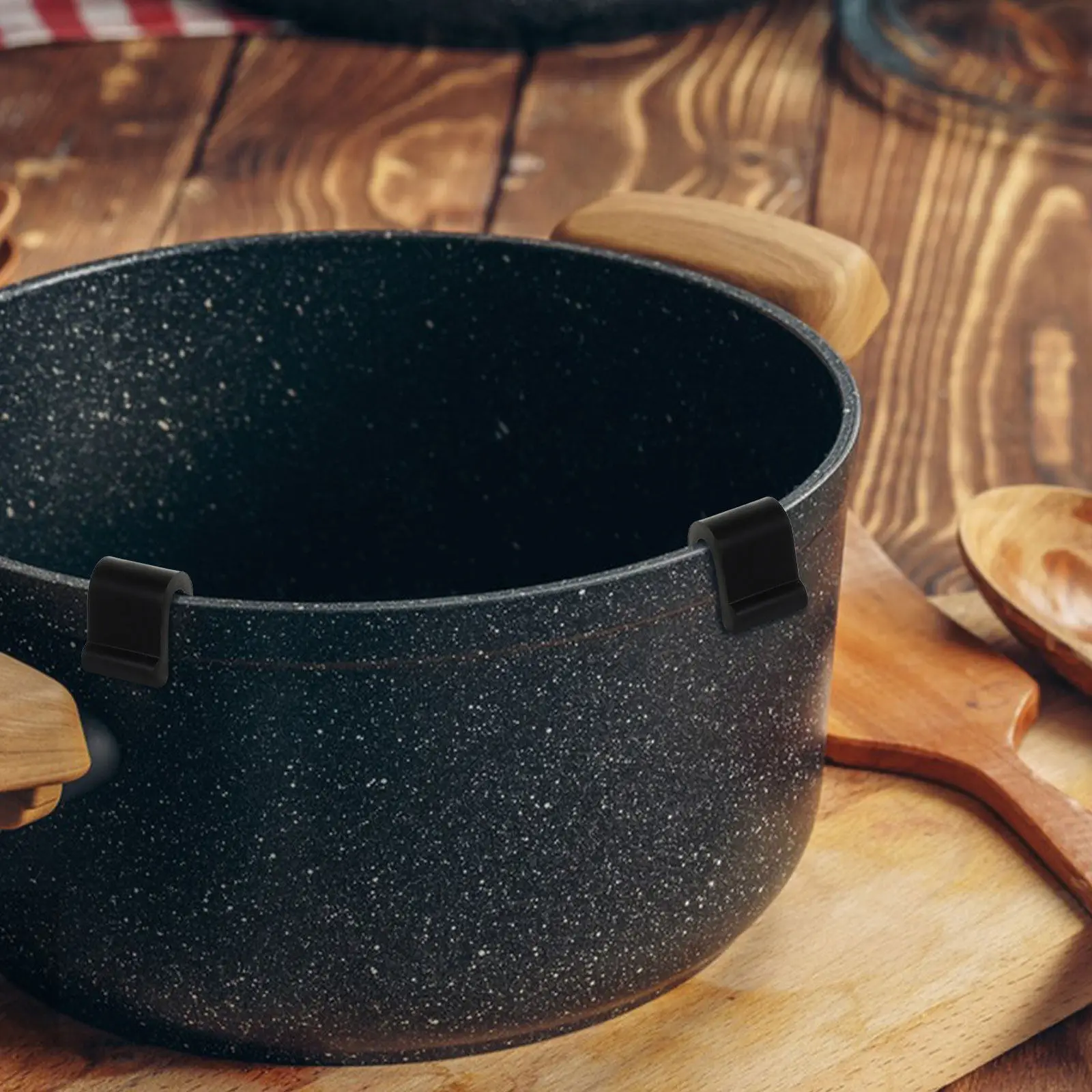 

10 шт. силиконовых зажимов для крышек духовки, термостойкие защитные фиксаторы для предотвращения деформации крышек, универсальные зажимы-фиксаторы для крышек кастрюль