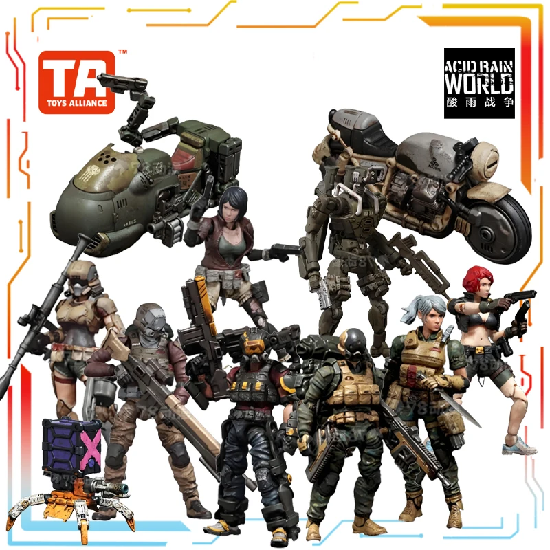 

Игрушки TOYS ALLIANCE: готовая подвижная фигурка 1/18, модель персонажа N.A.U.S. из игры Acid Rain War, в качестве праздничного подарка для друзей