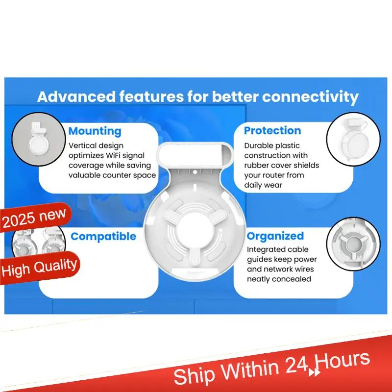 AC18(Guaranteed) Router Wall Mount For TP-Link Deco BE23/BE25/BE3600/BE5000 Wifi 7 Wall Mount Home Wifi System