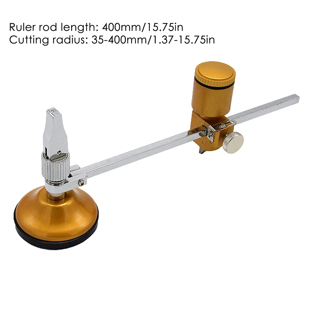 For Air Conditioner Glass Cutter Sucker Circular Glass Cutter For Glass Cutting Craft Ruler Rod Diameter 10mm Strong Suction Cup