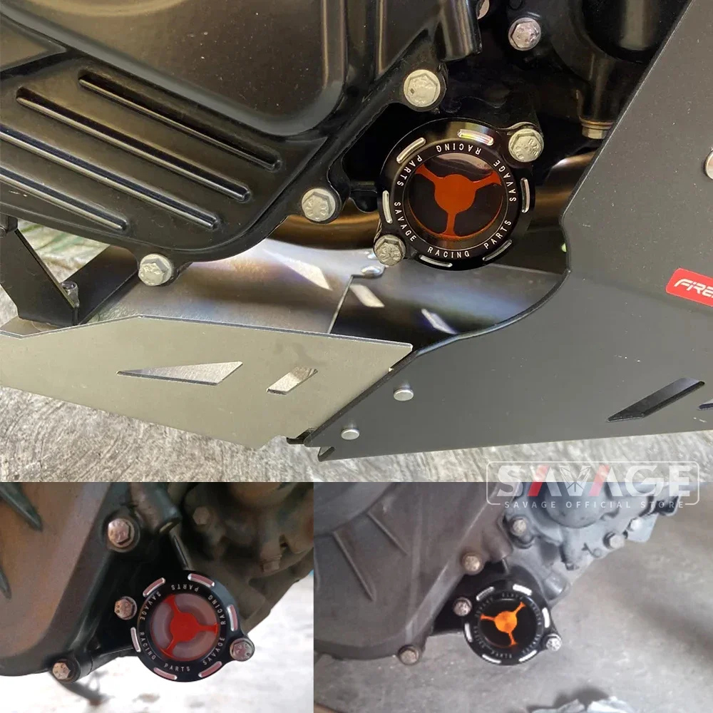 Engine Oil Filter Cover For BAJAJ Pulsar 200NS 200RS 200AS 2012-2020 Dominar 400 200 NS RS AS Motorcycle Accessories Clear Cap