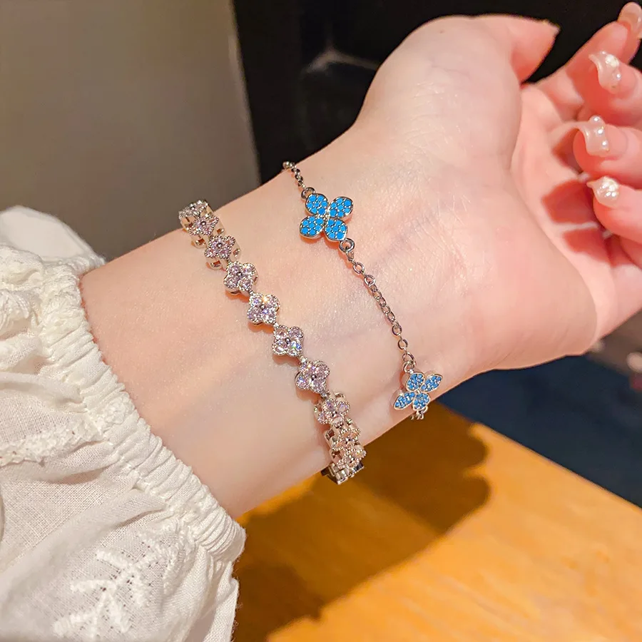 

Everyday Versatile Diamond-Cut CZ Bracelet - Korean-Japanese Sleek Dainty Quiet Luxury Jewelry