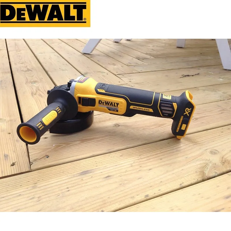 Dewalt 125mm Brushless Angle GrinderImpact Polisher M14 Cutting Machine Wireless Woodworking DEWALT Power Tool for 20V Battery