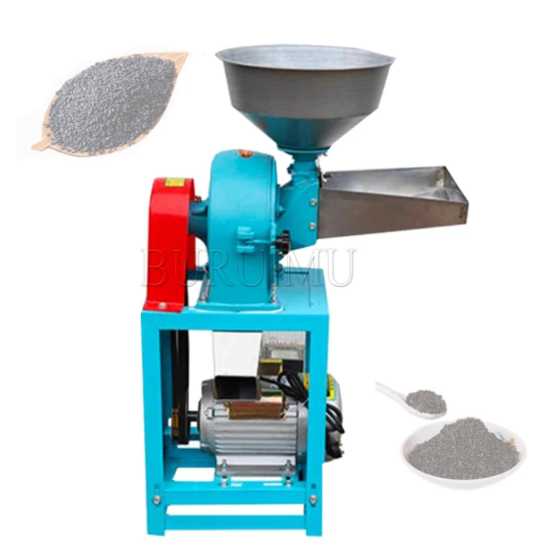 Electric Wheat Nuts Rice Grain Flour Cocoa Mill Grinder Dry Grain Powder Pulverizer Spice Beans Coffee Grinding Machine