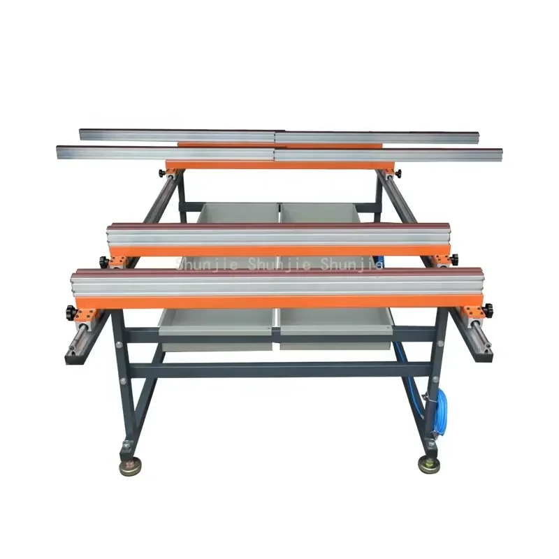 Good Stability Multi-functional Workbench Large Door and Window Retractable Assembly Table with Toolbox