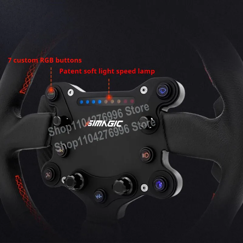 Für SIMAGIC GTS Lenkrad Disc Single Paddle Shifter RGB Direct Drive Gaming Racing Simulator