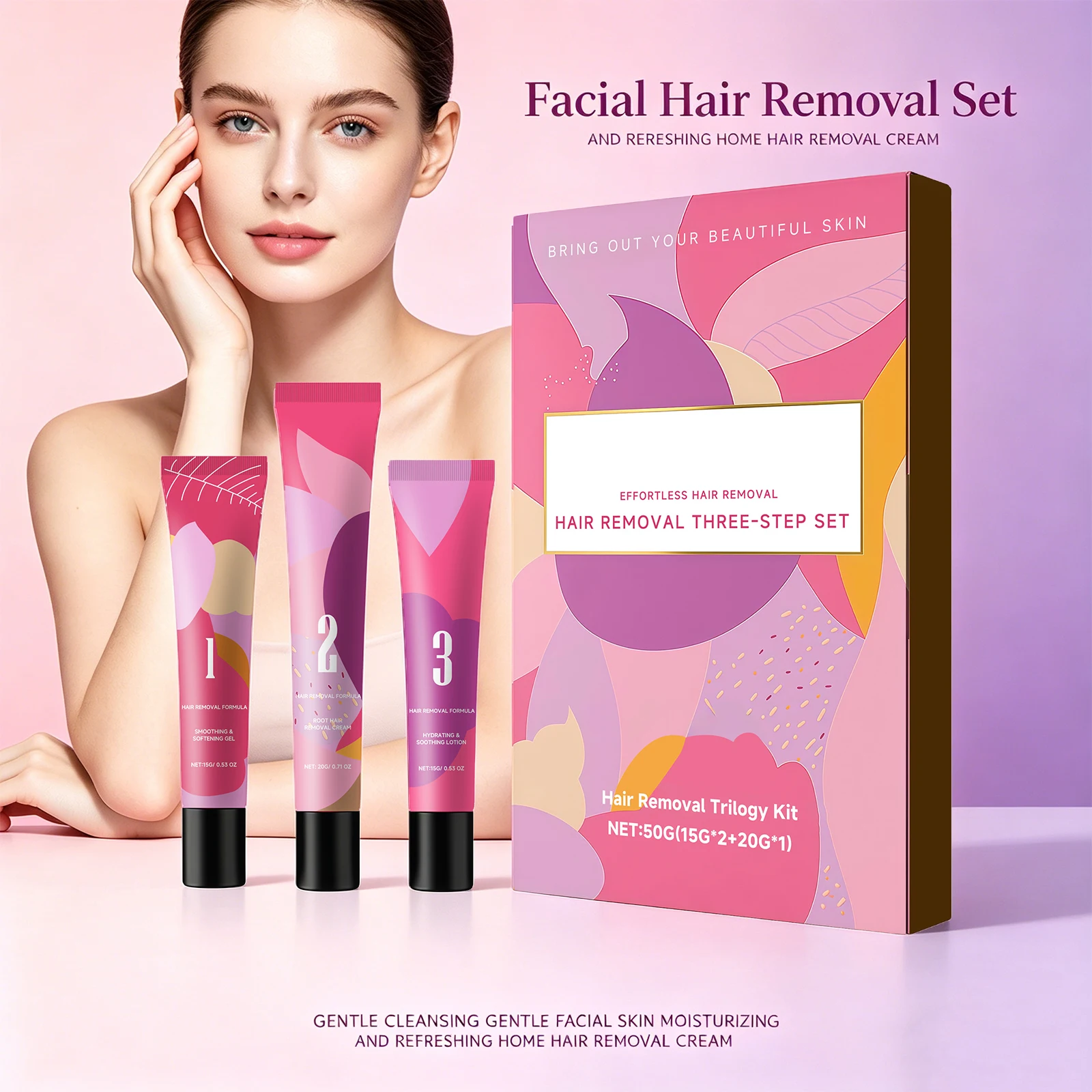 민감성 피부용 3단계 얼굴 제모 세트, 순하고 통증 없 - Hair Care Step 리뷰 및 가격