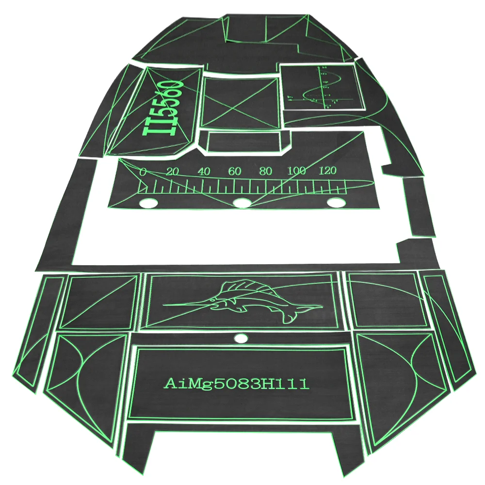 

STLF KT GuoMei Customized Size/Color/Pattern/Thickness/Texture EVA Marine Boat Foam Flooring Boat Decking Kit Waterproof CNC Cut