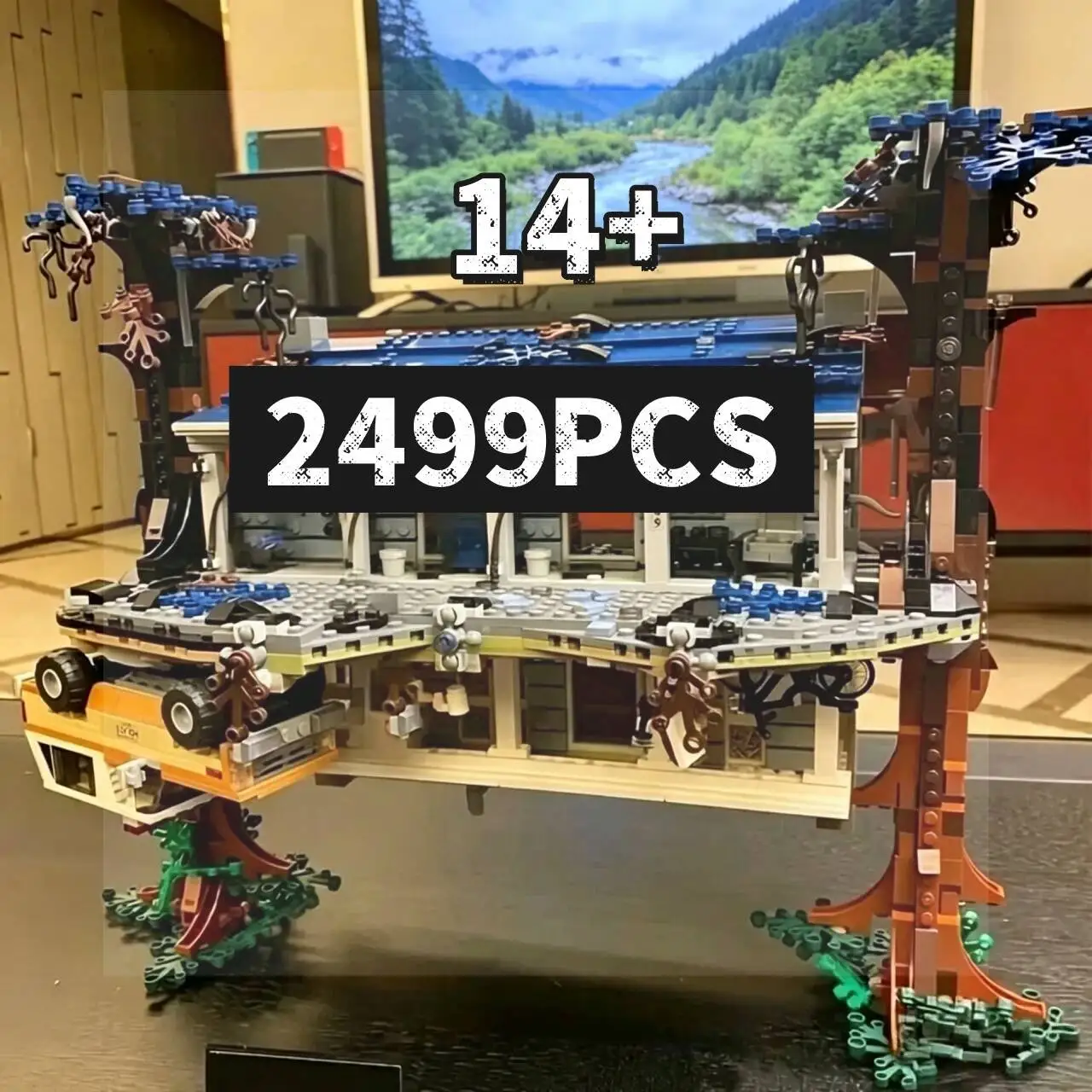 

2026new 2499PCS IN STOCK Compatible 75810 Upside Down Building Blocks Bricks Set Toys For Children Birthday Christmas Gifts