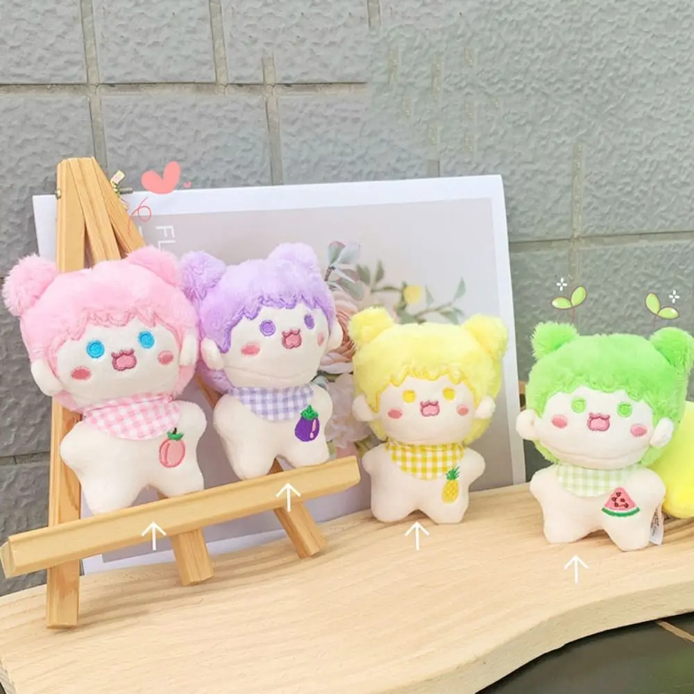 Star Dolls Cotton Doll Pendant Soft Stuffed Idol Doll Plush Keychain Exquisite Candy Color Cotton Doll Keychain Birthday Gifts