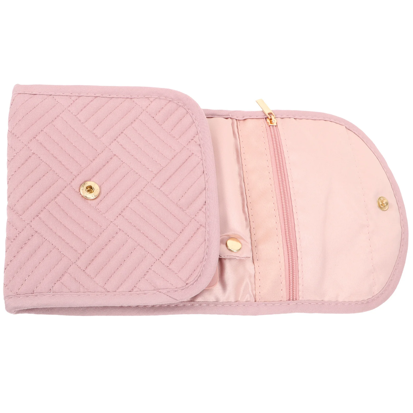 

Jewelry Storage Bag Small Canvas Pouch for Necklace Ring Bracelet Snap Button Jewelry Packaging Pouch Gift Snap Button Bags