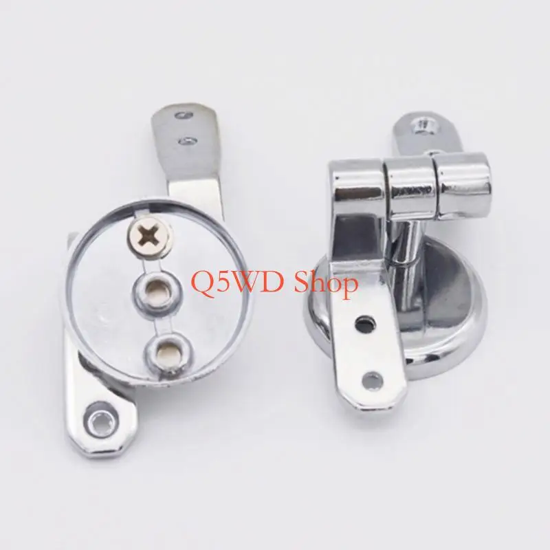 

Q5WD Zincs Alloy Toilet Seats Lid Hinge with Bolts Nut Toilet Seats Replacement Parts