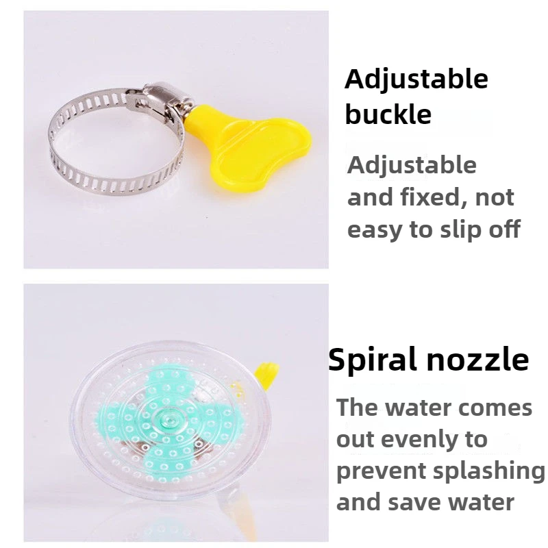 Water Filters Faucet Filter Showers Home Kitchen Bathroom Faucet Splashproof Sprinkler Extension Water Saver Home Appliances