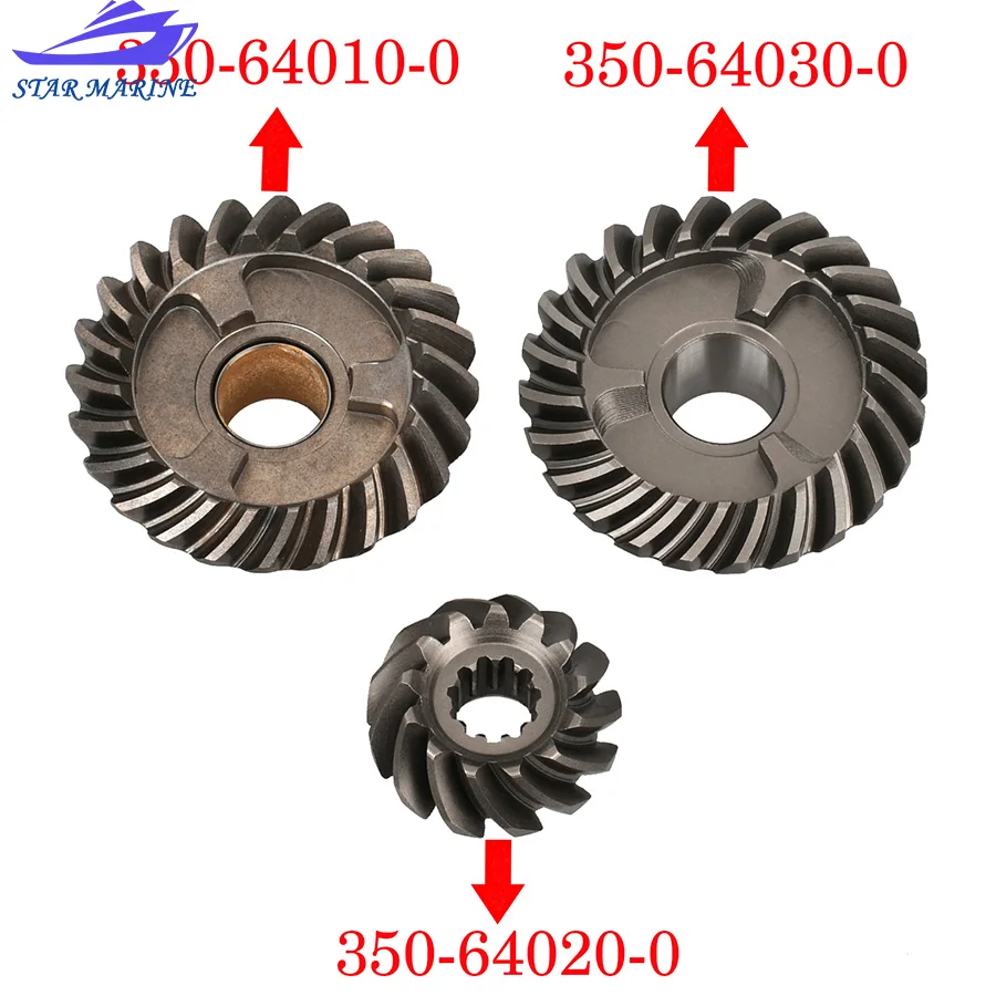 

Комплект шестерен 350-64030 350-64010 350-64020 подходит для подвесного Nissan Tohatsu hp 15 л.с. 18 л.с. 2/4T 2 или 4 такта