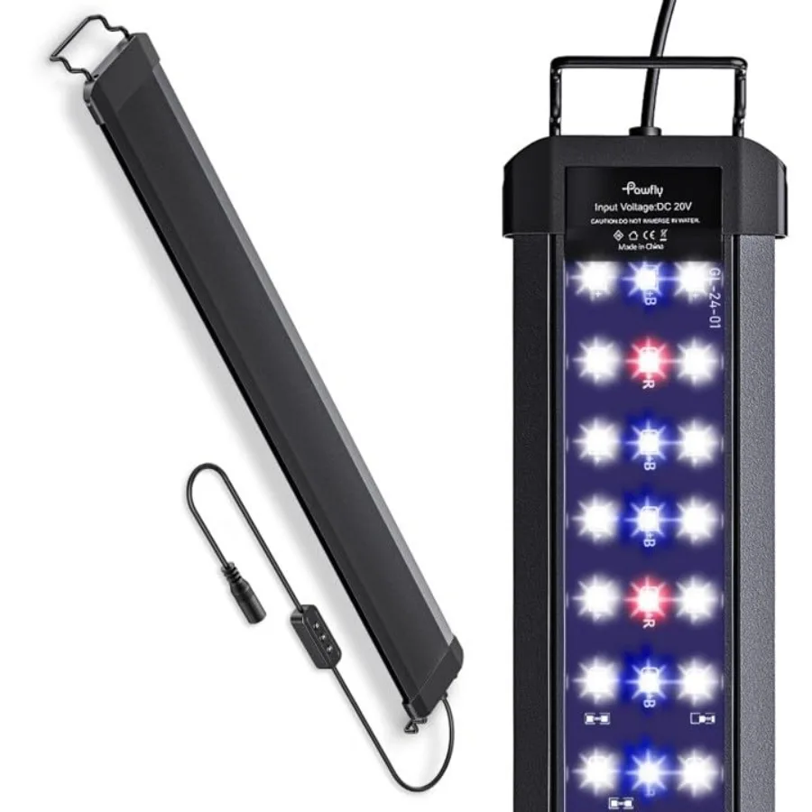 

【Spot goods】11 W Terrarium Reptile LED Light for 12" to 18" Terrarium Extendable Reptile Tank Light with Full Spectrum Brillian