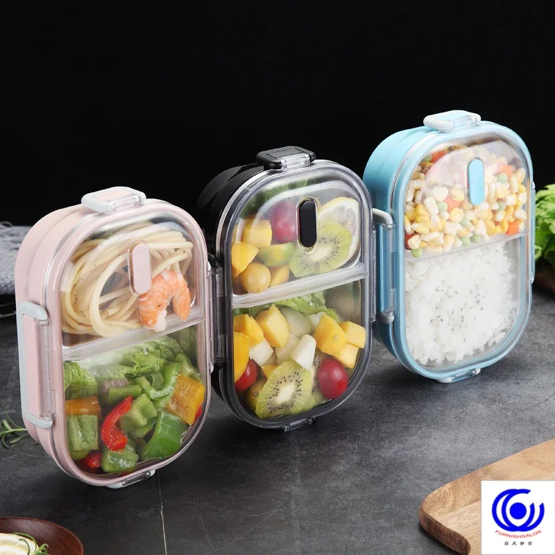 Plenty Funsein Lunch Boxes, Bento Box, Blue, 650ml, Black, Rectangle, School, Picnic, Kid's Lunch Box, Discount