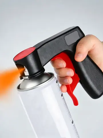 1Pcs Universal Portable Spray Paint Handle, Reusable Hand Spray Gun for Car Color Changing Film Pasting Application