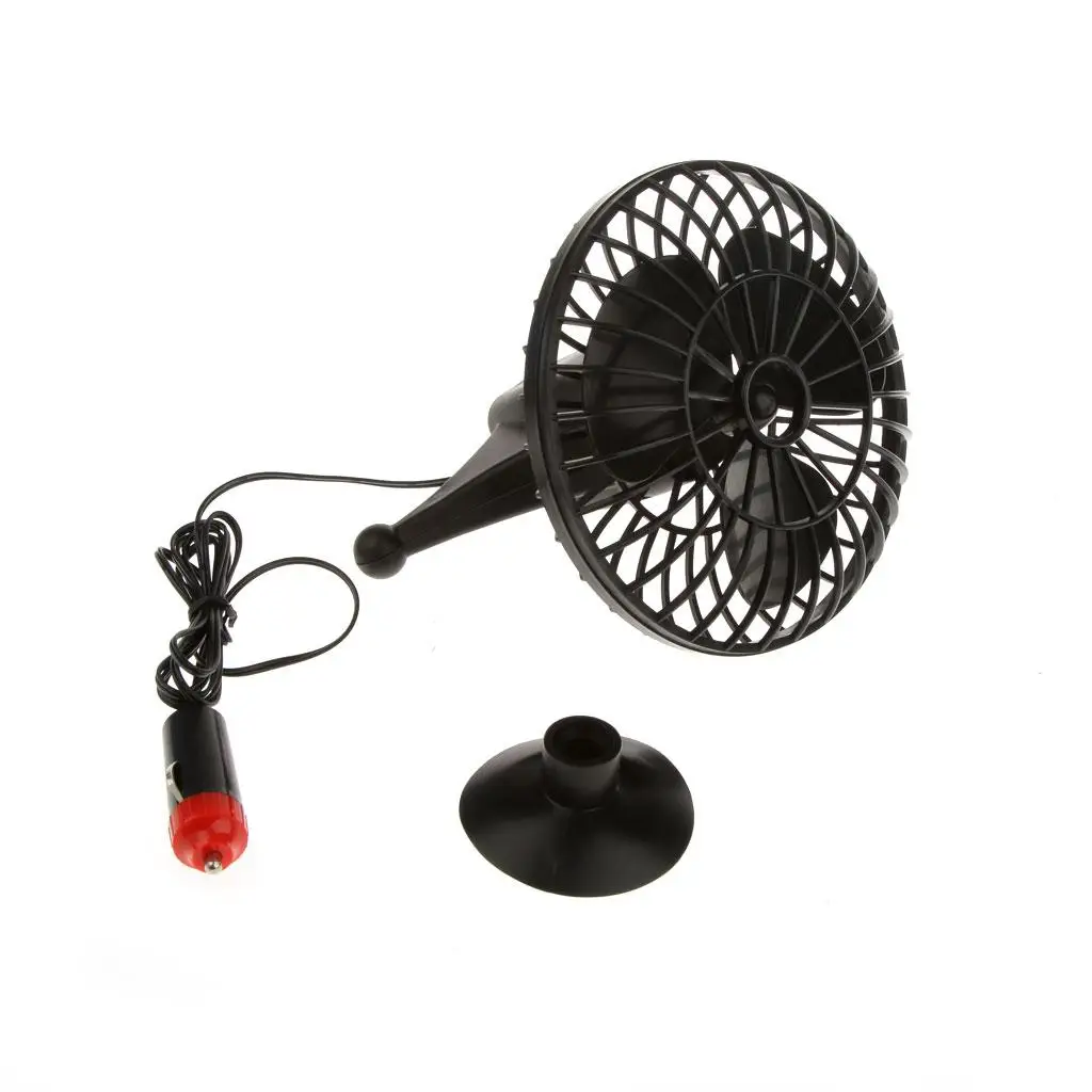 Practical 12V Mini Air Fan Powered Truck Car Cooling Adsorption Summer Gift