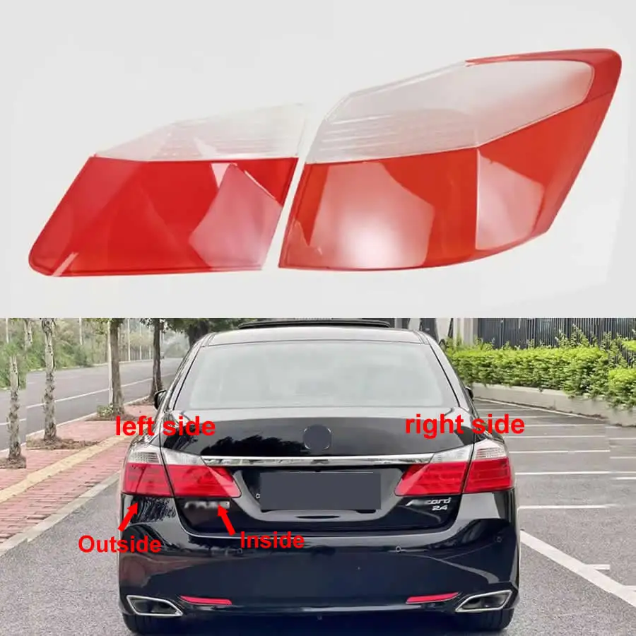 

For Honda Accord Nine Generation 2014 2015 Replacement Rear Tail Lamp Cover Taillight Shell Rear Brake Lights Mask Plexiglass