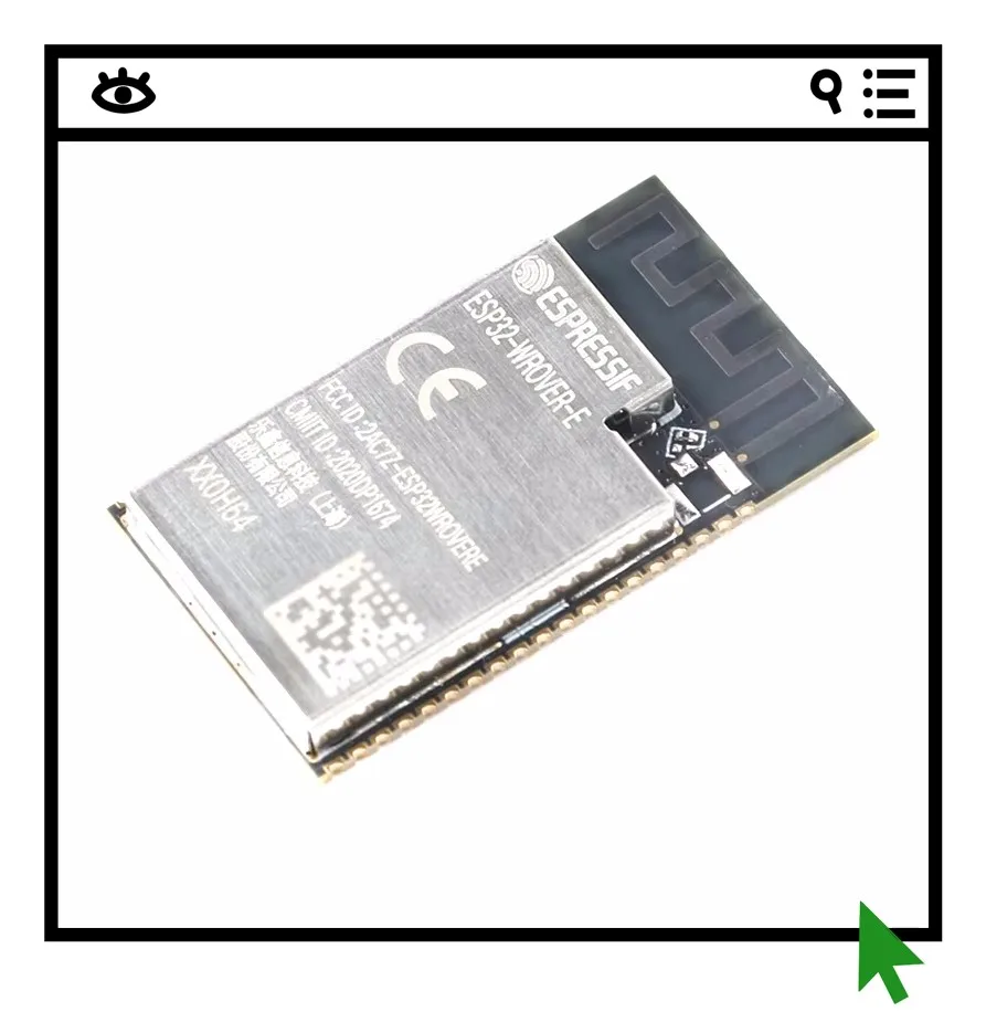 

2 шт. ESP32-WROVER-E двухъядерный модуль Wi-Fi и Bluetooth для беспроводной связи в IoT-системах