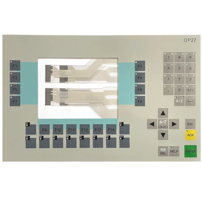 Imagem -03 - para Simatic Op27 6av3 6277lk000bd0 6av3627-7lk00-0bd0 Membrana Teclado Operação Filme