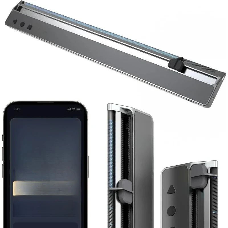 

NEW Digital Scale Ruler, 12 inch Smart Scale Ruler with Infinite Customized Scales and ±0.004 inch Accuracy, Metric Scales