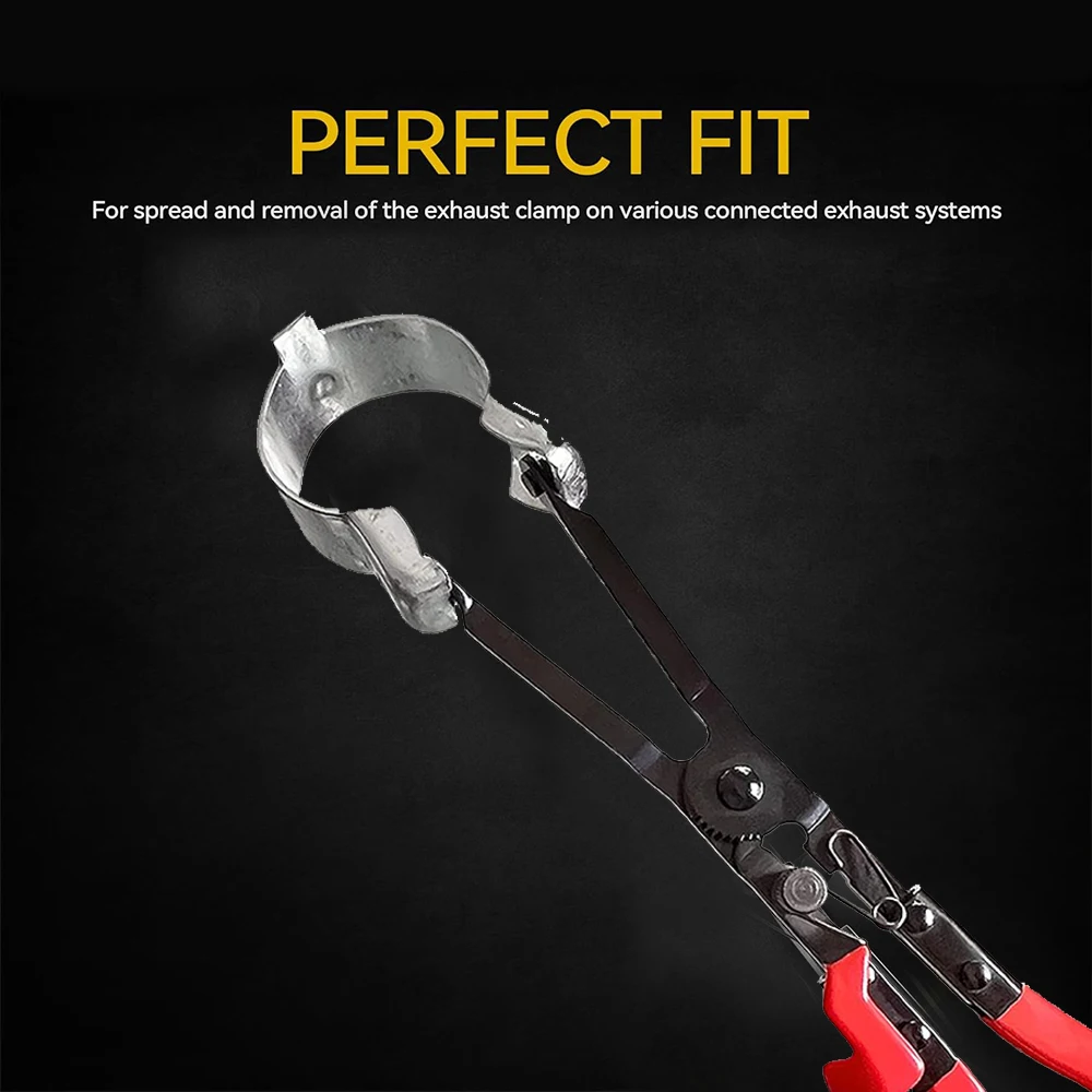 Self Lock Pliers for Car Exhaust Pipe Removal C Clamp Spreading Plier Auto Special Repair Tool VT13921