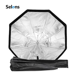 Selens Multifunction 120cm Speedlite Octagon Umbrella Softbox Photo Studio Kits Outdoor Flash Soft Box Photography Accessories