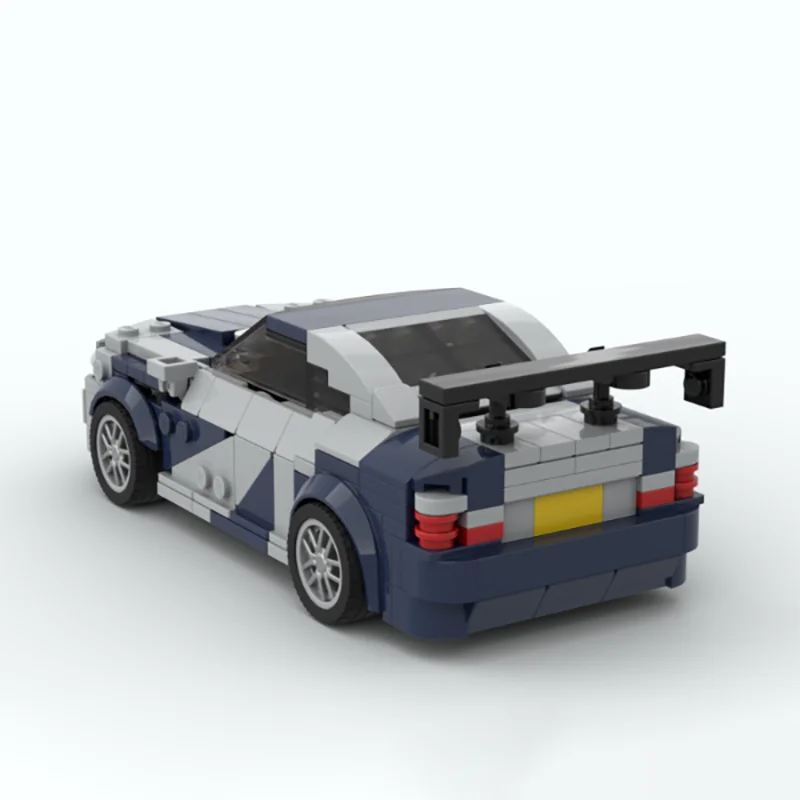 MOC M3 Gtr Campione di velocità Modello di auto d'epoca Auto sportiva da corsa Giocattolo per bambini Tecnologia regalo Blocchi di costruzione