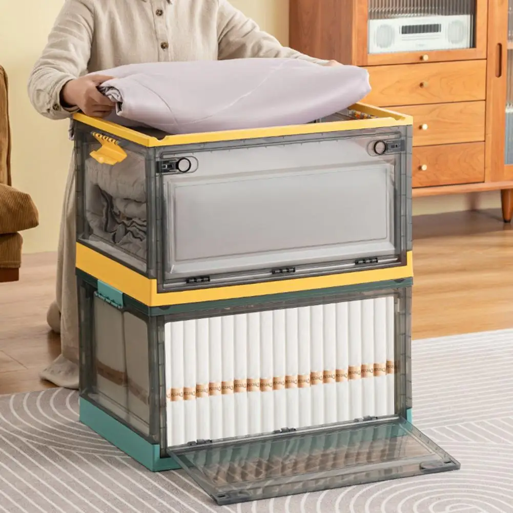 Versatile Storage Solutions Stackable Storage Bin Stackable Plastic Storage Box with Lid for Home Organization for Clothes