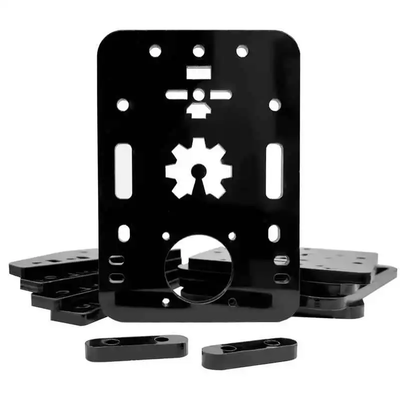High Gloss Smooth DIY ACRO Acrylic Plate Set Black Color CNC Machine Plates for ACRO System CNC Router Engraver Machine