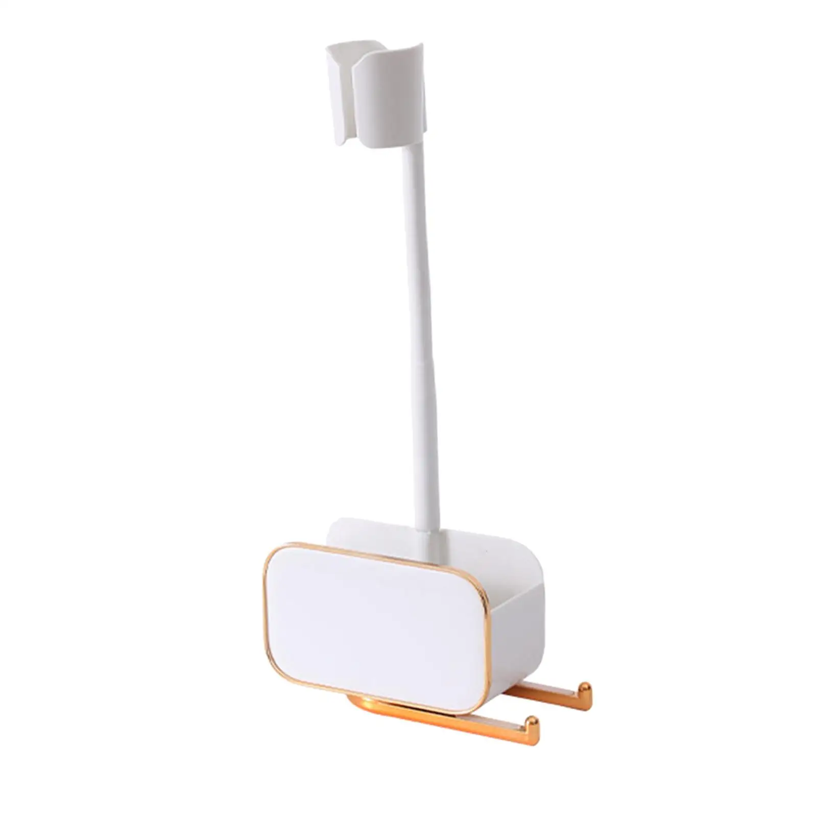 Wall Mount Hair Dryer Holder Stand Hanger, 180 Degrees Rotatable Storage Rack
