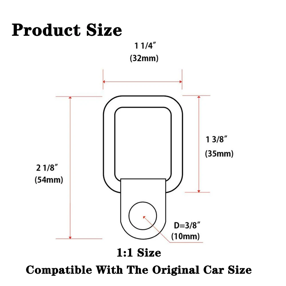 Car Trunk Cargo Tie-Down D Ring Clip Buckle Hook for Jeep Wrangler TJ JK JL Gladiator JT 1997-2023 2/4-Door Interior Accessories