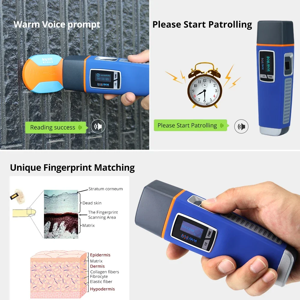 Advanced Intrinsically Safe Guard Tour Reader With Identity Recognition High-Tech Security System