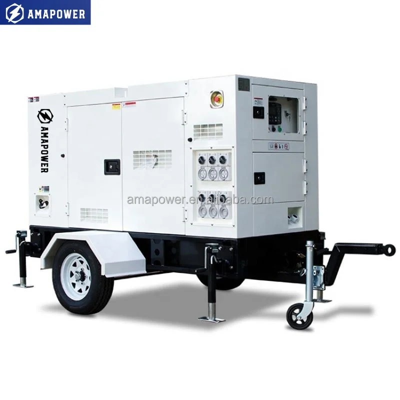 360kw/400kw صامت/مفتوح // مقطورة نوع مجموعة مولدات الديزل 50 هرتز-1500 دورة في الدقيقة مع محرك الكمون KTA19-G3