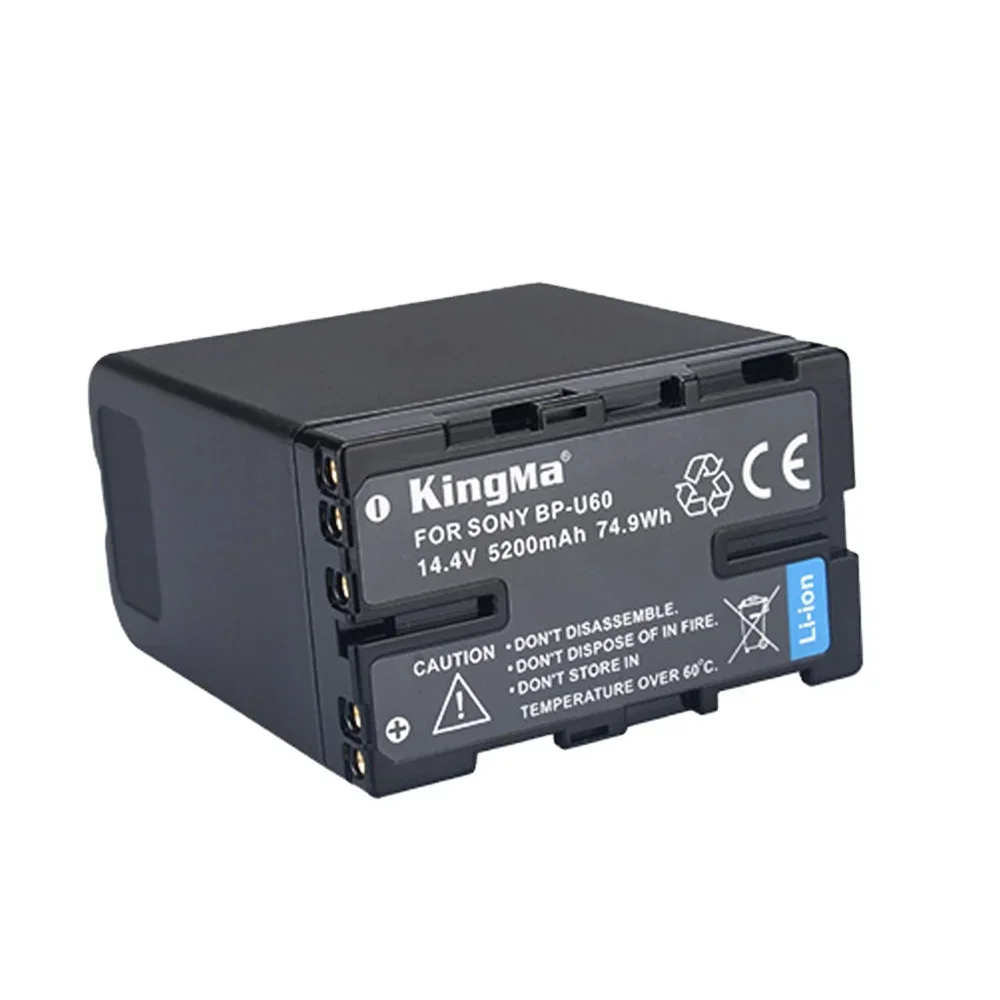 

KingMa BP-U60 6700mAh Rechargeable Digital Battery BP-U60 14.4V Digital Batteries for PMW-100 PMW-PX280