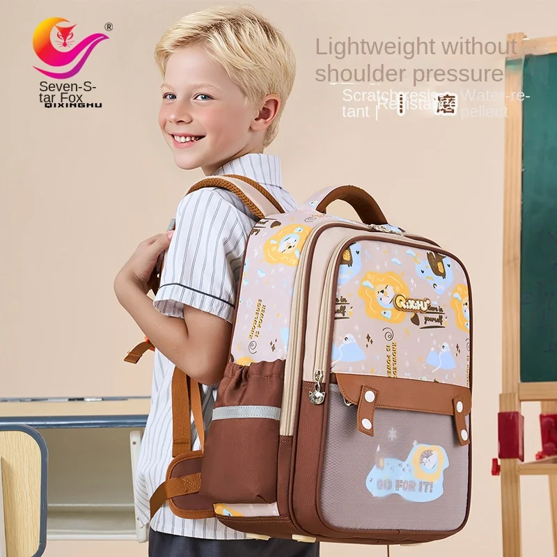 

New School Bag For Boy Girl Grade 3-6 Primary Student Shoulder Orthopedic Backpack Large Capacity Light Water Proof Mochilas